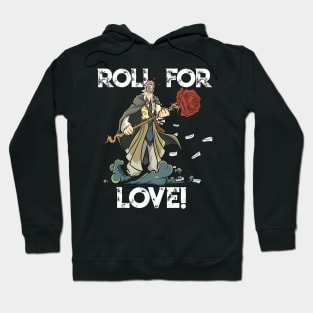 Roleplaying RPG Valentines Day TableTop D20 Dice Wizard Gift Hoodie